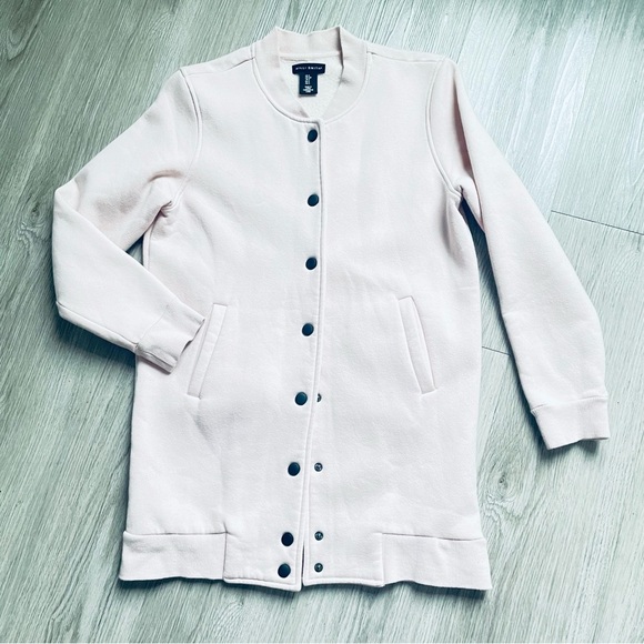 WILLI SMITH WOMEN PINK SNAP CLOSURE LONG SWEATER SIZE S - Picture 15 of 15